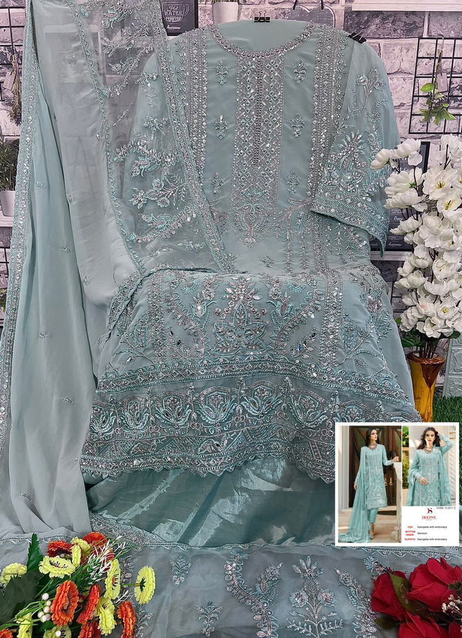 D 2011 By Deepsy Suits Georgette Pakistani Suits Catalog